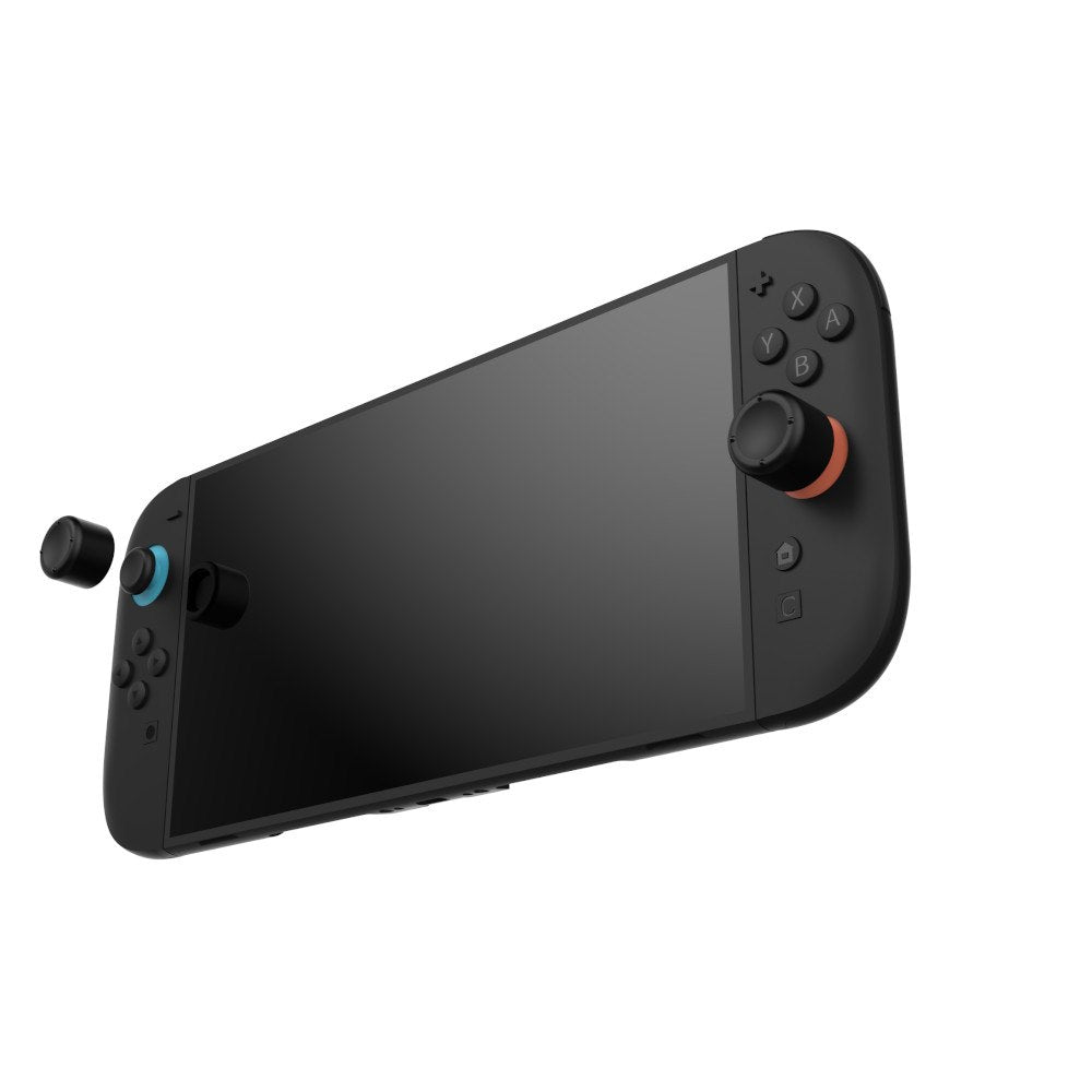 YAXO Nakładki na joysticki Joy-Con THUMBSTICK SET do NS2 Techno Black