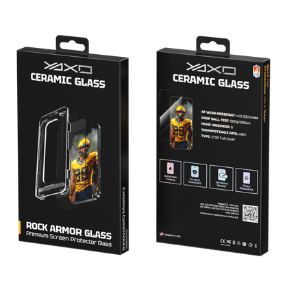YAXO Szkło ochronne na ekran Rock Armor Glass iPhone 17