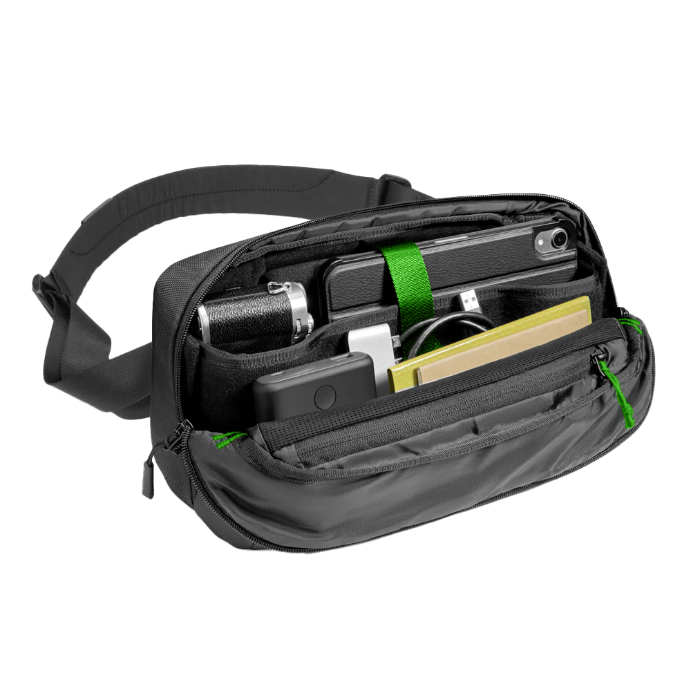 YAXO Torba na ramię do konsoli TOHONO do ROG XBOX Ally/PS Portal/Steam Deck/NS/NS2 Techno Black