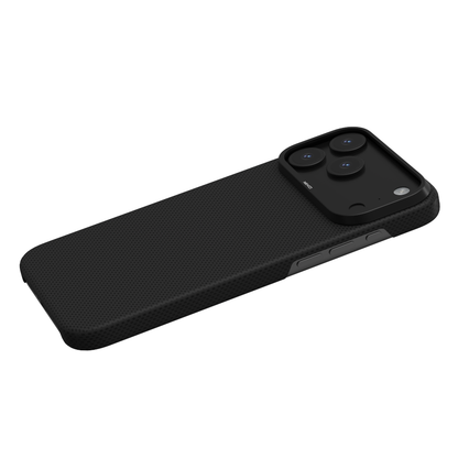 YAXO Etui na telefon Aramid Fiber Ultra Slim Case MagSafe iPhone 17 Pro Max Dusty Black