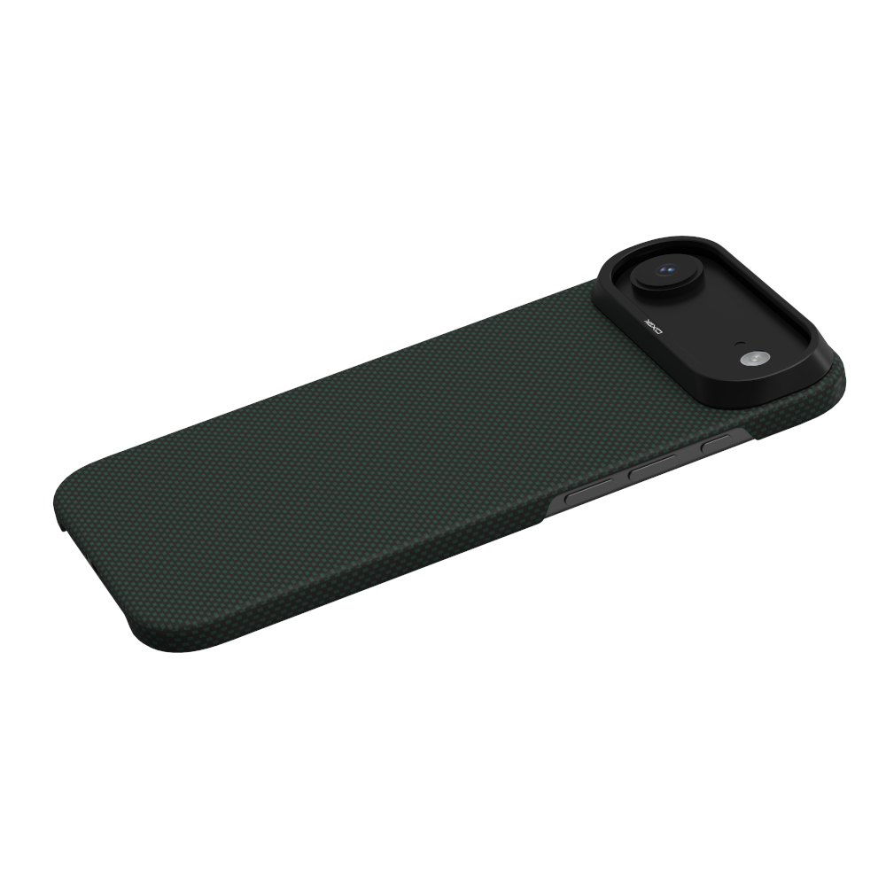 YAXO Etui na telefon Aramid Fiber Ultra Slim Case MagSafe iPhone 17 Air Tropic Green