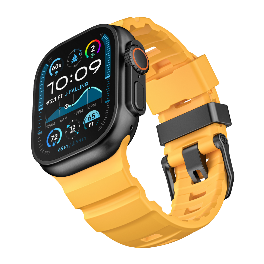 YAXO Pasek do Apple Watch Rugged Evo Sport Band 44/45/46/49 mm Sunny Yellow