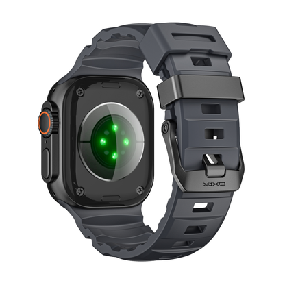 YAXO Pasek do Apple Watch Rugged Evo Sport Band 44/45/46/49 mm Lava Black