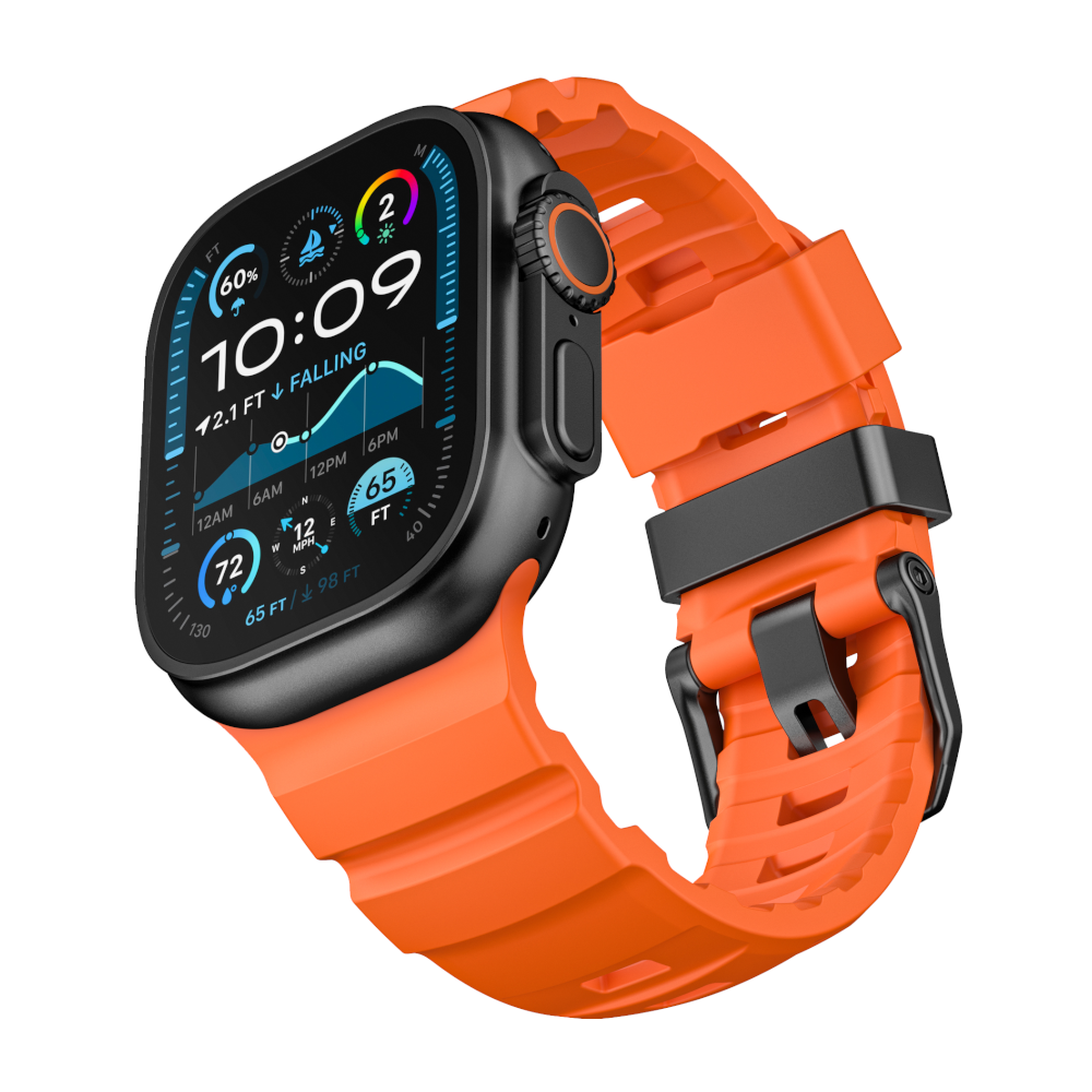 YAXO Pasek do Apple Watch Rugged Evo Sport Band 44/45/46/49 mm Magma Orange