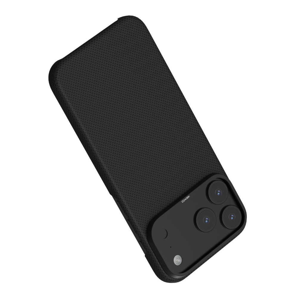 YAXO Etui na telefon Aramid Fiber Ultra Slim Case MagSafe iPhone 17 Pro Max Dusty Black