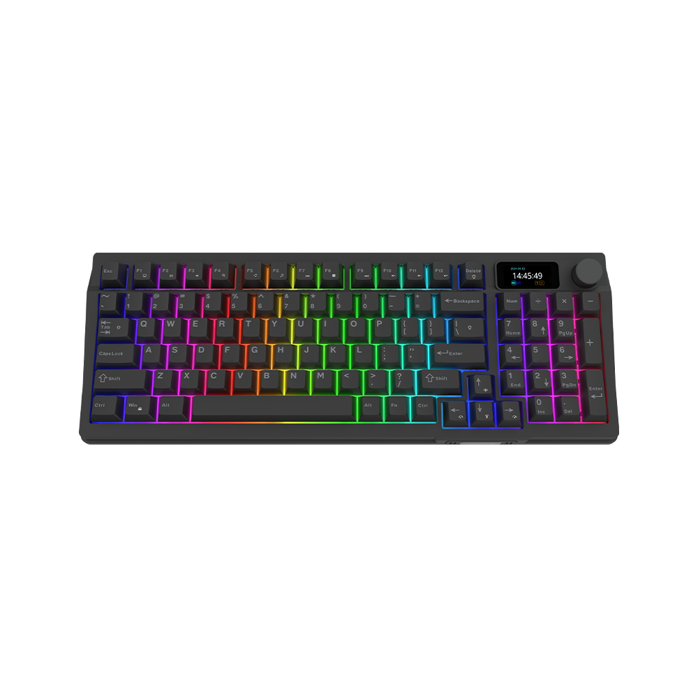 AQIRYS Klawiatura mechaniczna 96%/95 klawiszy przewodowa ATRIA black