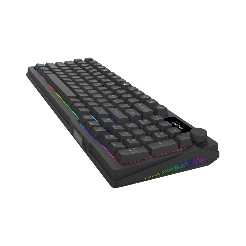 AQIRYS Klawiatura mechaniczna 96%/95 klawiszy przewodowa ATRIA black