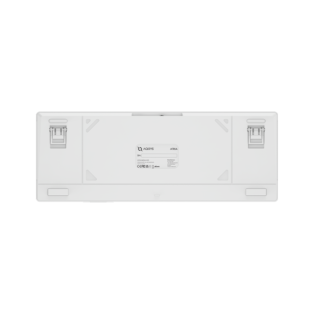 AQIRYS Klawiatura mechaniczna 96%/95 klawiszy przewodowa ATRIA white