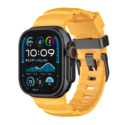 YAXO Pasek do Apple Watch Rugged Evo Sport Band 44/45/46/49 mm Sunny Yellow