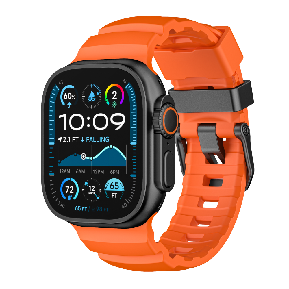 YAXO Pasek do Apple Watch Rugged Evo Sport Band 44/45/46/49 mm Magma Orange