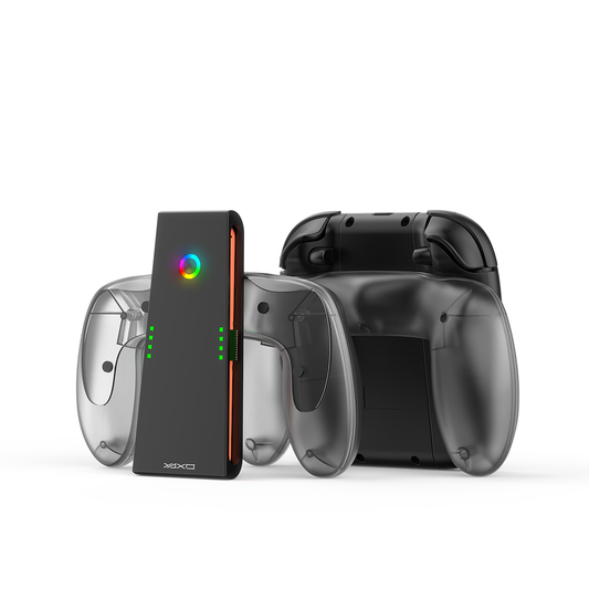 YAXO Joy-Con Charging Grip CHARGE GRIP SET for NS2 Techno Black