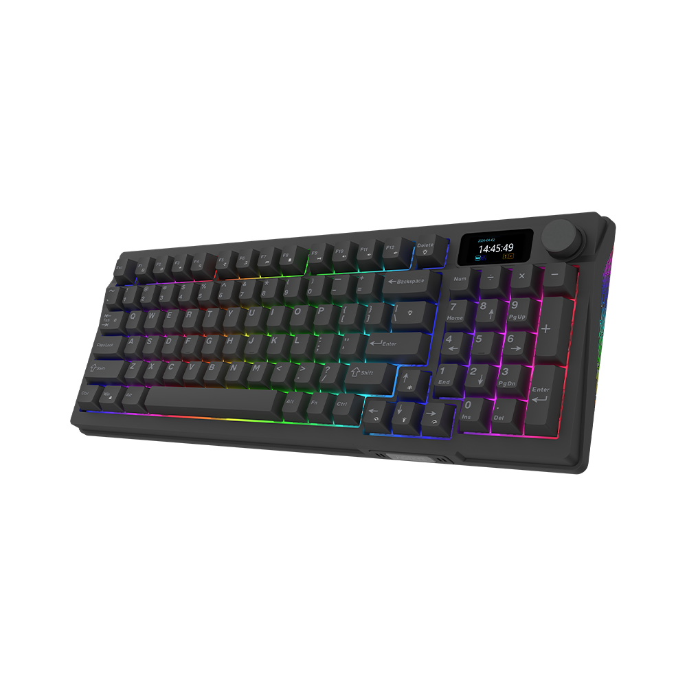AQIRYS Klawiatura mechaniczna 96%/95 klawiszy przewodowa ATRIA black
