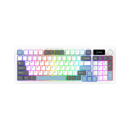 AQIRYS Klawiatura mechaniczna 96%/95 klawiszy przewodowa ATRIA white