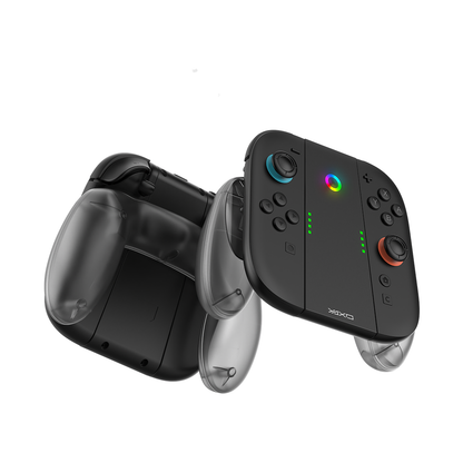 YAXO Uchwyt do Joy-Con z funkcją ładowania CHARGE GRIP SET do NS2 Techno Black