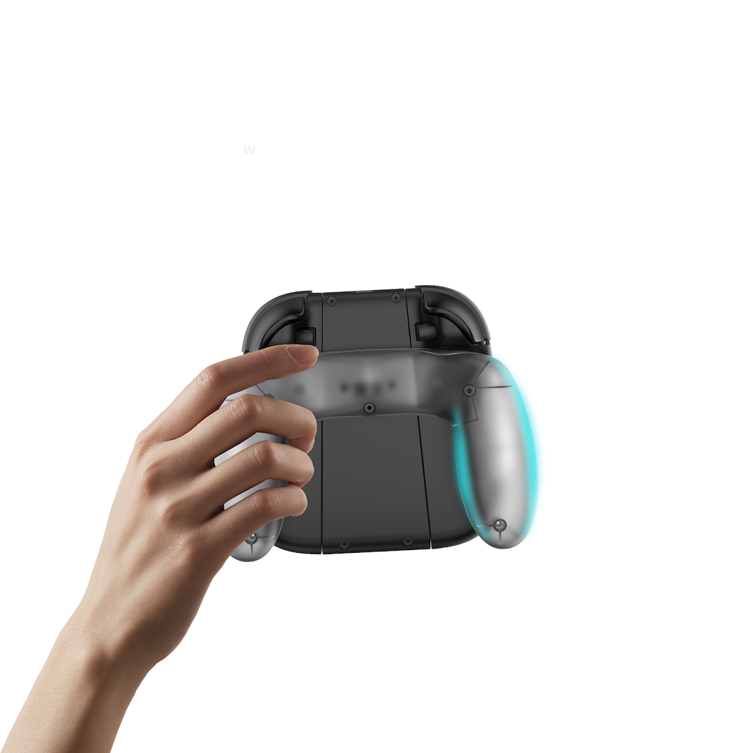 YAXO Uchwyt do Joy-Con z funkcją ładowania CHARGE GRIP SET do NS2 Techno Black