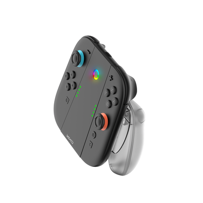 YAXO Uchwyt do Joy-Con z funkcją ładowania CHARGE GRIP SET do NS2 Techno Black