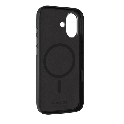 YAXO Etui na telefon Leather Gear Slim Case MagSafe iPhone 17 Dusty Black