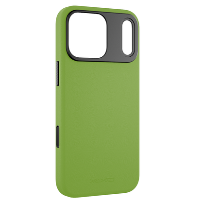 YAXO Etui na telefon Leather Gear Slim Case MagSafe iPhone 17 Pro Max Tropic Green