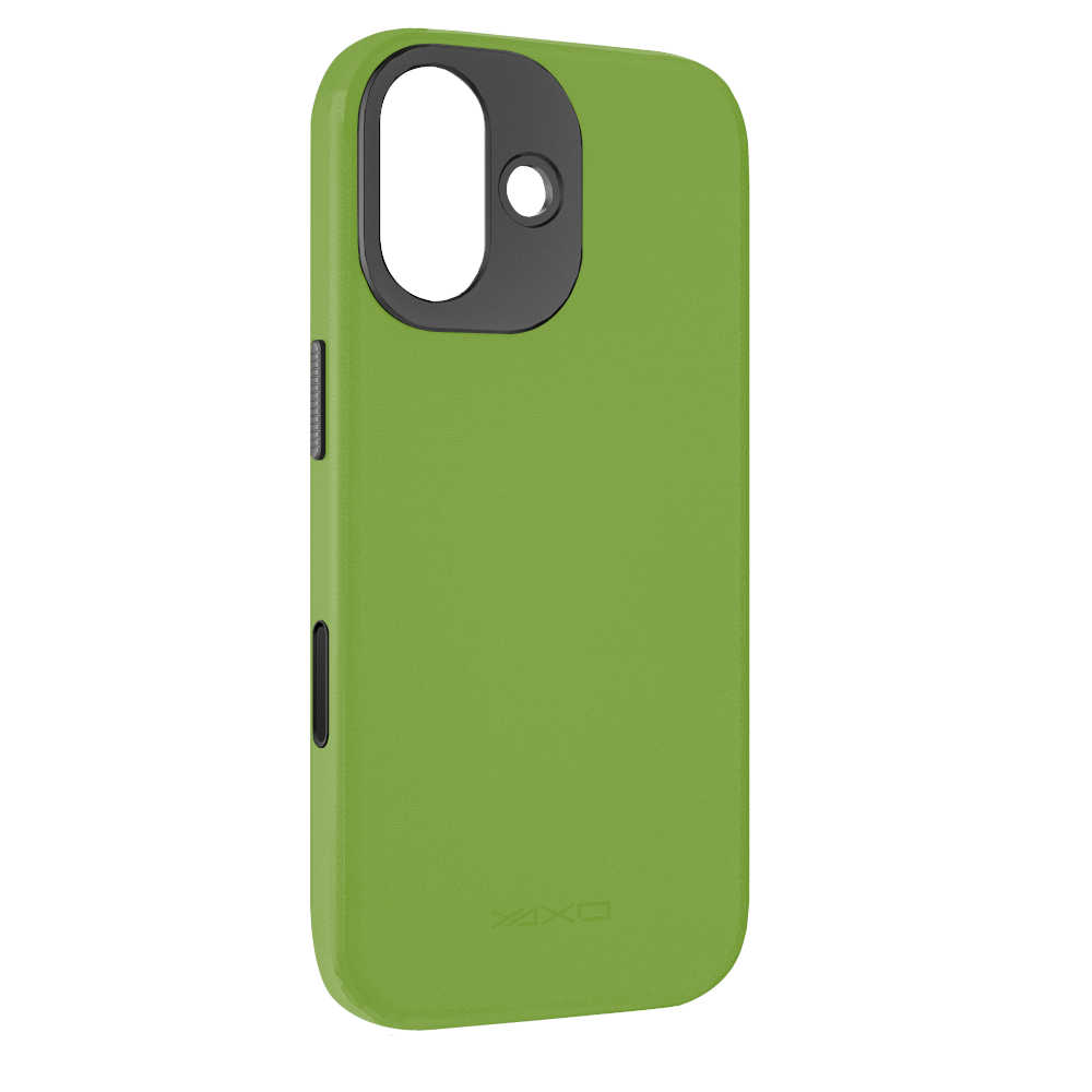 YAXO Etui na telefon Leather Gear Slim Case MagSafe iPhone 17 Tropic Green