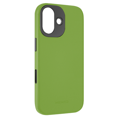 YAXO Etui na telefon Leather Gear Slim Case MagSafe iPhone 17 Tropic Green