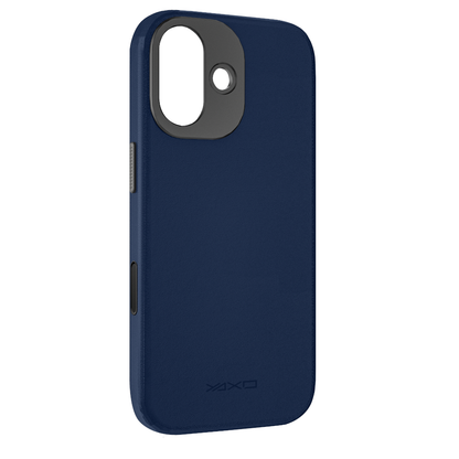 YAXO Etui na telefon Leather Gear Slim Case MagSafe iPhone 17 Dusky Blue