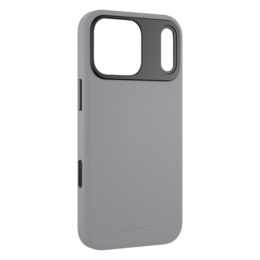 YAXO Etui na telefon Leather Gear Slim Case MagSafe iPhone 17 Pro Max Bohemian Gray