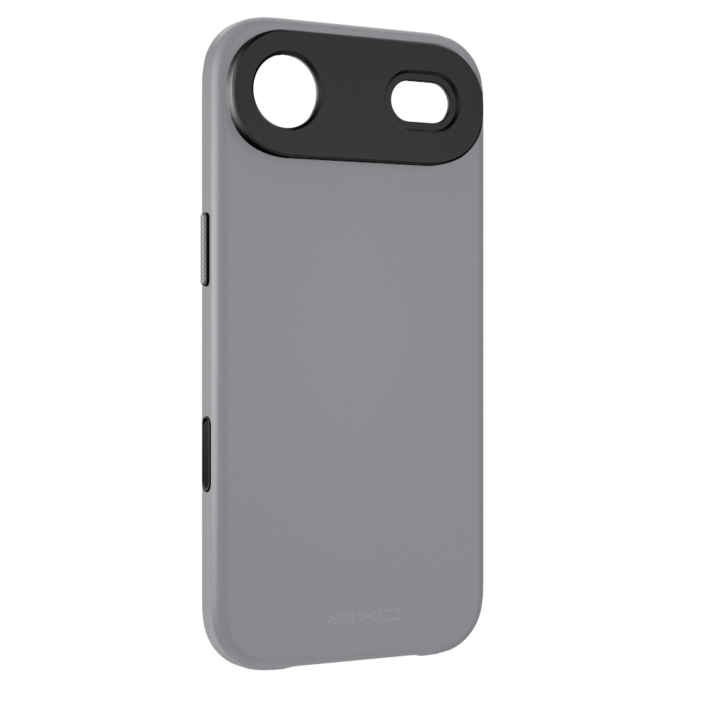 YAXO Etui na telefon Leather Gear Slim Case MagSafe iPhone 17 Air Bohemian Gray