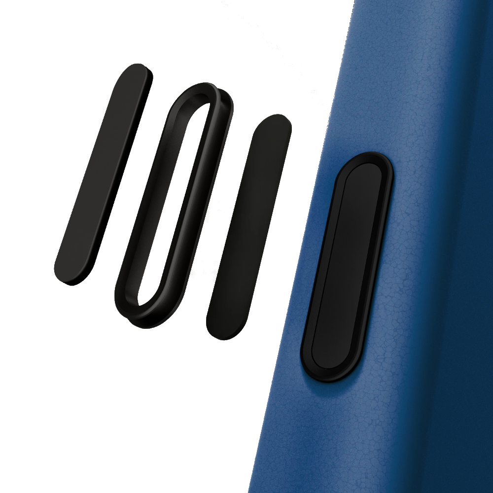 YAXO Etui na telefon Leather Gear Slim Case MagSafe iPhone 17 Pro Max Electric Blue