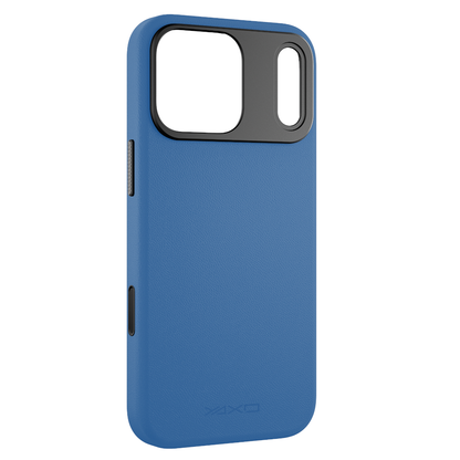 YAXO Etui na telefon Leather Gear Slim Case MagSafe iPhone 17 Pro Max Electric Blue