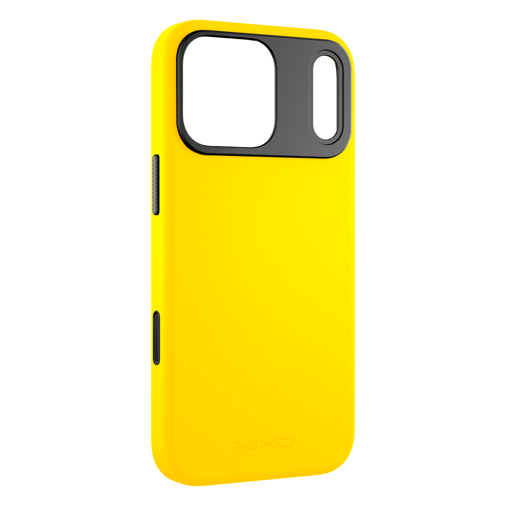 YAXO Etui na telefon Leather Gear Slim Case MagSafe iPhone 17 Pro Max Honey Yellow