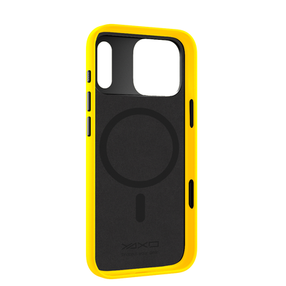 YAXO Etui na telefon Leather Gear Slim Case MagSafe iPhone 17 Pro Honey Yellow