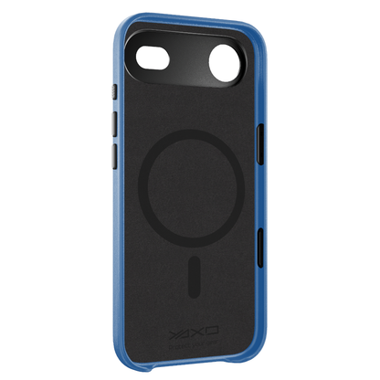 YAXO Etui na telefon Leather Gear Slim Case MagSafe iPhone 17 Air Electric Blue