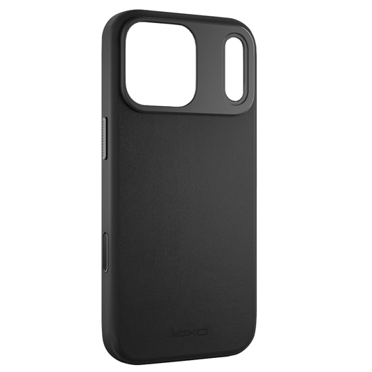 YAXO Etui na telefon Leather Gear Slim Case MagSafe iPhone 17 Pro Max Dusty Black