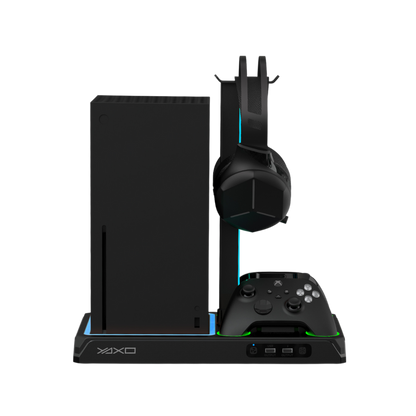 YAXO Podstawka chłodząca i ładująca XENO FROST do XBOX Series X/S Techno Black