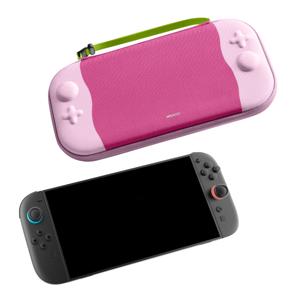 YAXO Etui do konsoli TAHOE Cool Edition do NS/NS2 Litchi Pink