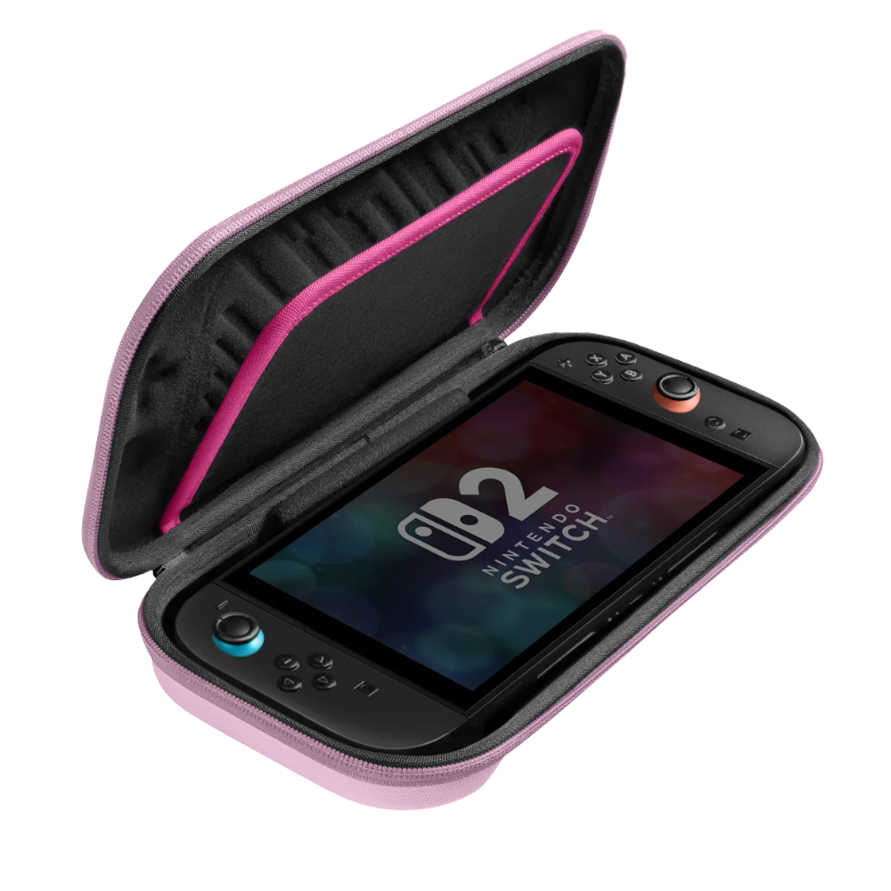 YAXO Etui do konsoli TAHOE Cool Edition do NS/NS2 Litchi Pink