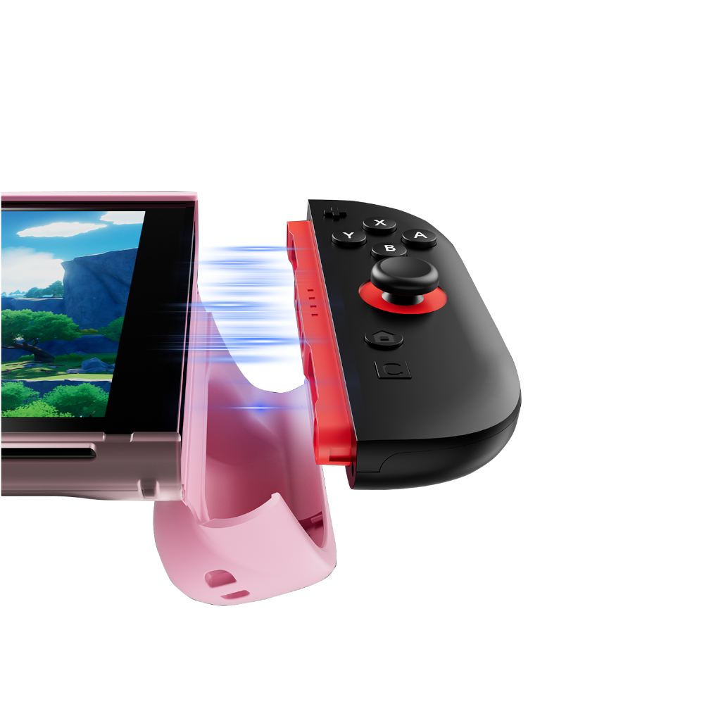 YAXO Etui do konsoli BUZZARD do NS2 Neon Pink
