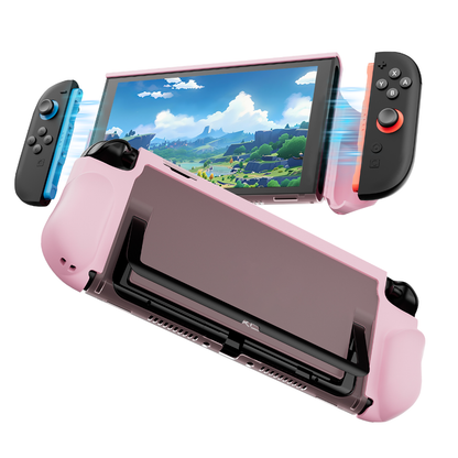 YAXO Etui do konsoli BUZZARD do NS2 Neon Pink