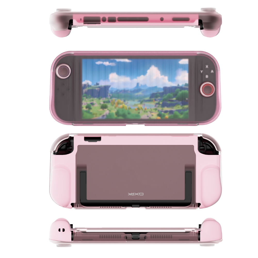 YAXO Etui do konsoli BUZZARD do NS2 Neon Pink