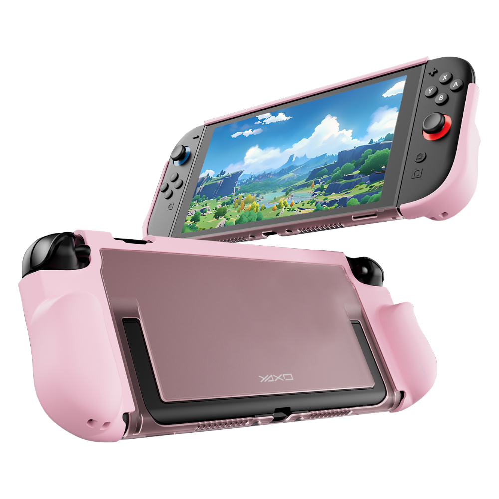 YAXO Etui do konsoli BUZZARD do NS2 Neon Pink