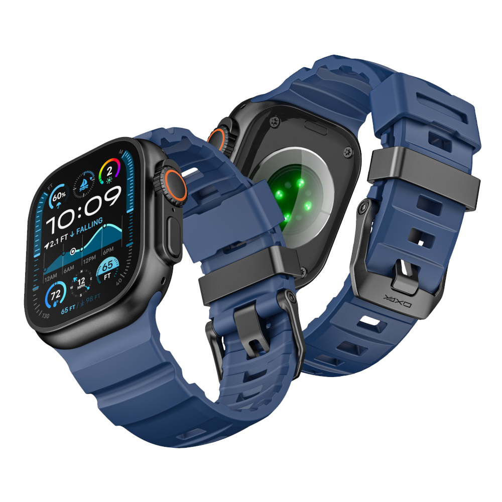 YAXO Pasek do Apple Watch Rugged Evo Sport Band 44/45/46/49 mm Ocean Blue