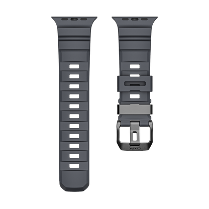 YAXO Pasek do Apple Watch Rugged Evo Sport Band 44/45/46/49 mm Lava Black