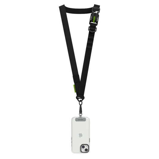 YAXO Multifunctional Phone Lanyard Crossbody Sport Lanyard Dusty Black