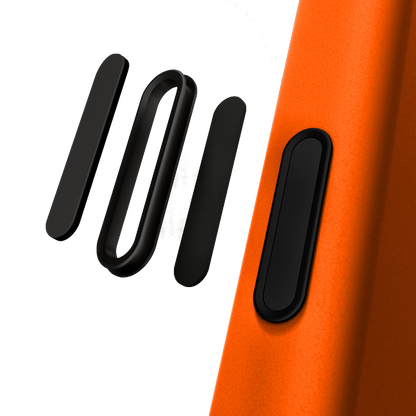 YAXO Etui na telefon Leather Gear Slim Case MagSafe iPhone 17 Air Magma Orange