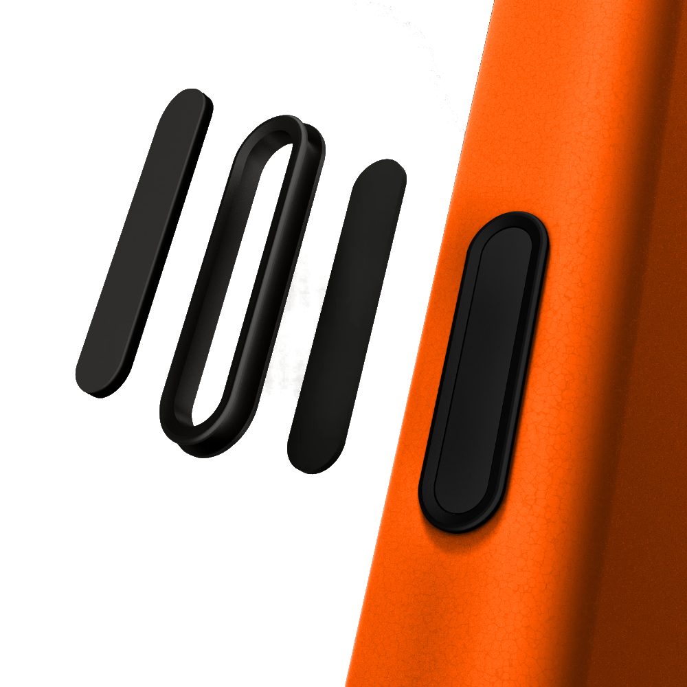 YAXO Etui na telefon Leather Gear Slim Case MagSafe iPhone 17 Magma Orange