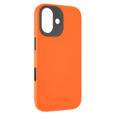 YAXO Etui na telefon Leather Gear Slim Case MagSafe iPhone 17 Magma Orange