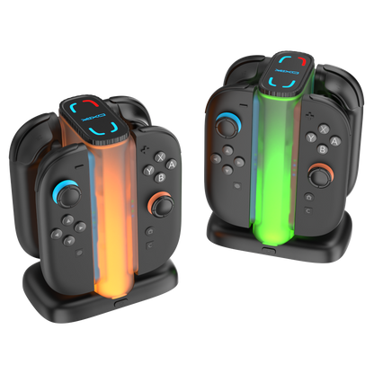 YAXO Ładowarka do Joy-Con QUAD CHARGE DOCK do NS2 Techno Black