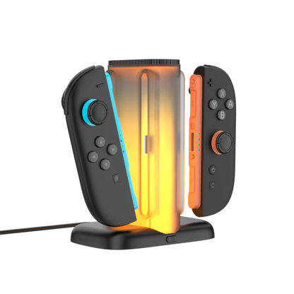 YAXO Ładowarka do Joy-Con QUAD CHARGE DOCK do NS2 Techno Black