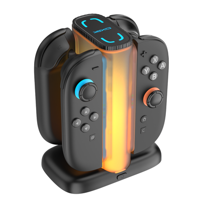 YAXO Ładowarka do Joy-Con QUAD CHARGE DOCK do NS2 Techno Black
