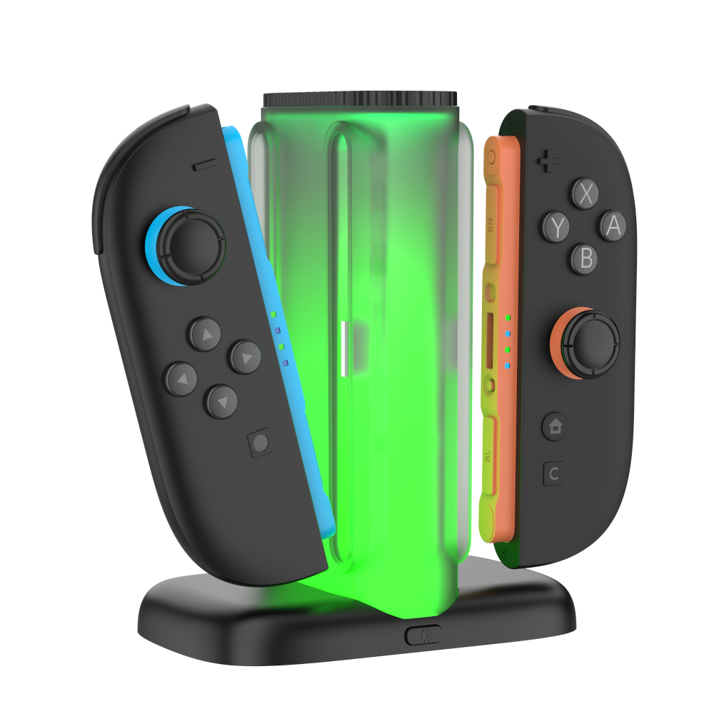 YAXO Ładowarka do Joy-Con QUAD CHARGE DOCK do NS2 Techno Black